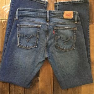 524 LEVI'S TOO SUPERLOW. Size 9M L30 Bootcut Dark!